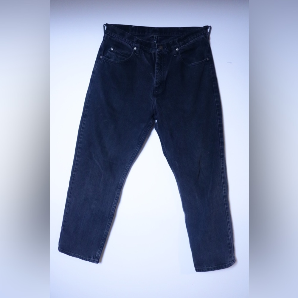 Wrangler Straight Leg Black Authentic Jeans 34x30